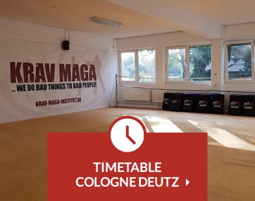 Timetable Krav Maga lessons Cologne Deutz